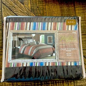 Hidden Retreat New king size duvet cover, never opened